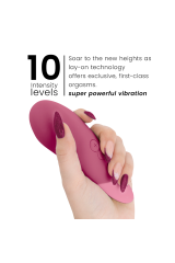 WOMANIZER - VIBE LAY-ON VIBRATORE SILENZIOSO ROSA SCURO