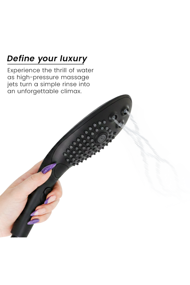 WOMANIZER - SOFFIONE DOCCIA STIMOLANTE CLITORIDEO WAVE NERO