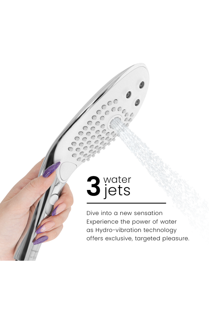 WOMANIZER - SOFFIONE DOCCIA STIMOLANTE CLITORIDEO WAVE CROMATO