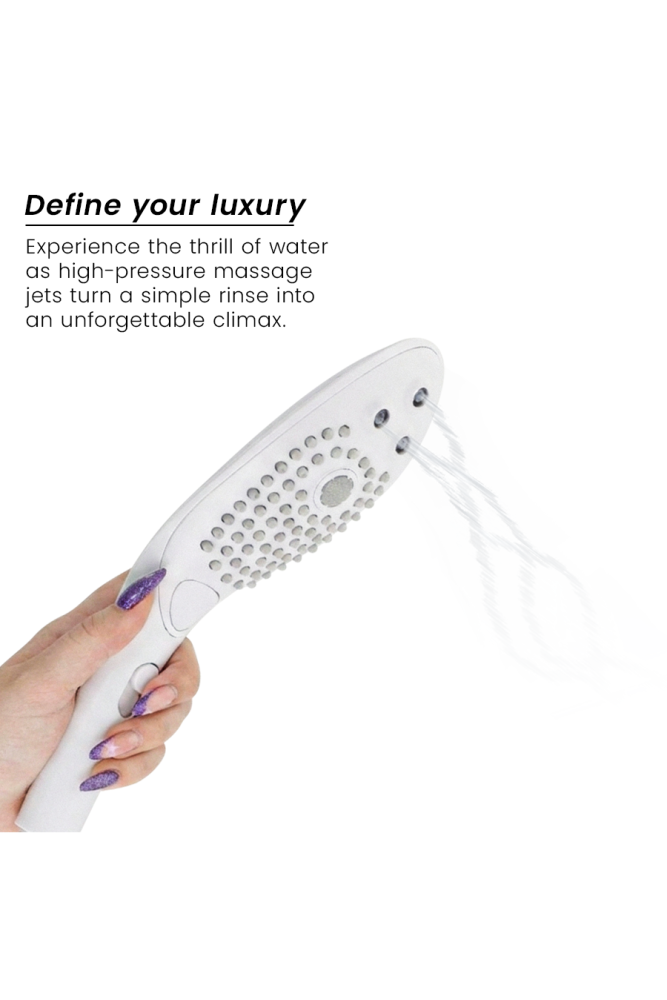 WOMANIZER - SOFFIONE DOCCIA STIMOLANTE CLITORIDEO WAVE BIANCO