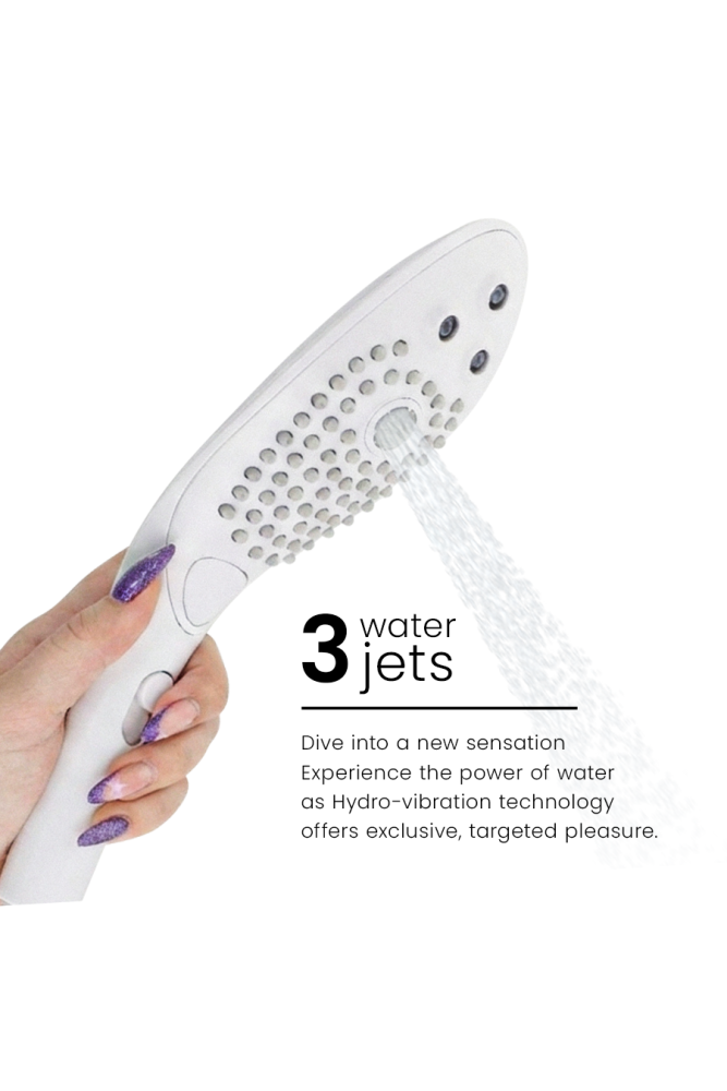 WOMANIZER - SOFFIONE DOCCIA STIMOLANTE CLITORIDEO WAVE BIANCO