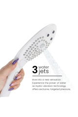 WOMANIZER - SOFFIONE DOCCIA STIMOLANTE CLITORIDEO WAVE BIANCO