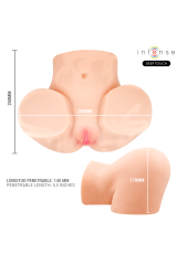 INTENSE DEEP TOUCH - MASTURBATORE VAGINALE GINGER CON EFFETTI DI ASPIRAZIONE