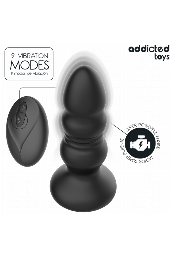 ADDICTED TOYS - TAPPO ANALE ROTANTE E VIBRANTE