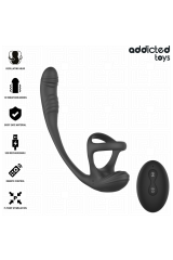 ADDICTED TOYS - PLUG ANALE CON VIBRAZIONE E OSCILLAZIONE A 360º E STIMOLATORE DEI TESTICOLI