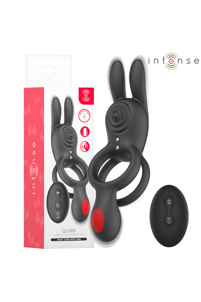 INTENSE - QUINN ANELLO A DOPPIA VIBRAZIONE CON TELECOMANDO