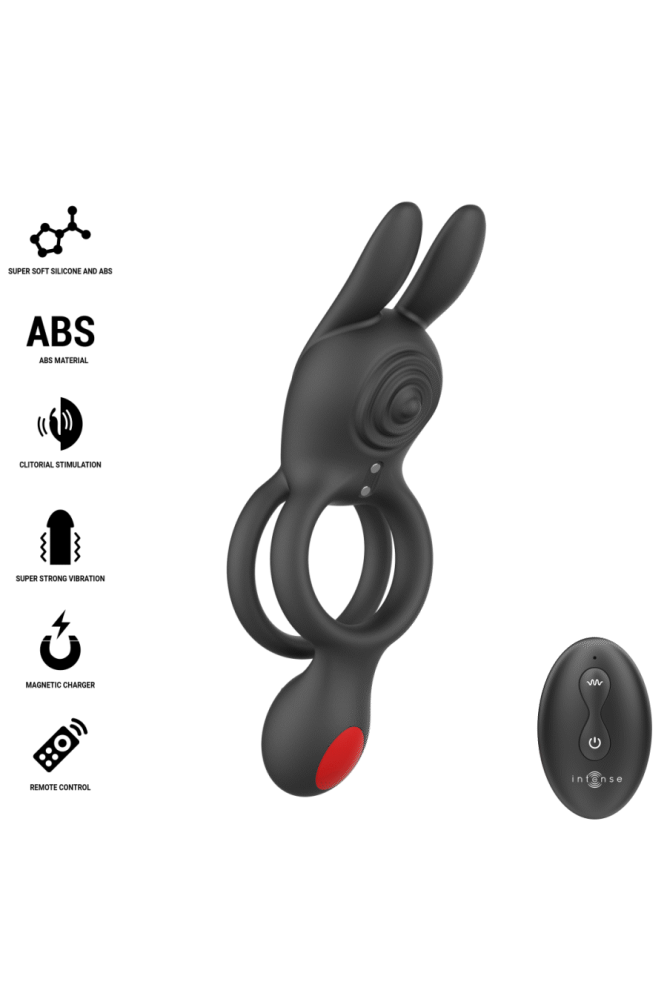 INTENSE - QUINN ANELLO A DOPPIA VIBRAZIONE CON TELECOMANDO