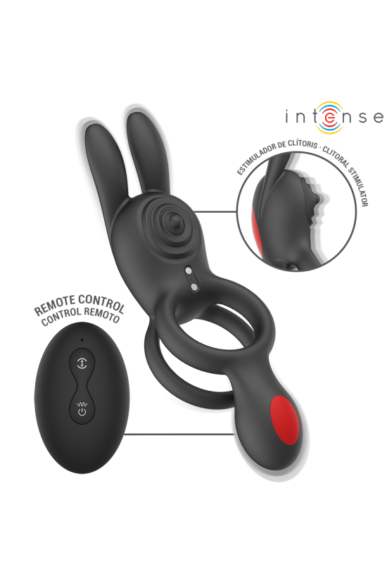 INTENSE - QUINN ANELLO A DOPPIA VIBRAZIONE CON TELECOMANDO