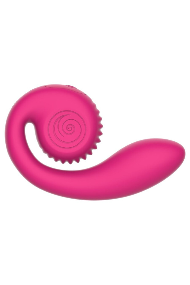 SNAIL VIBE - VIBRATORE ROSA GIZI LITE DOPPIO PUNTO G E CLITORIDEO