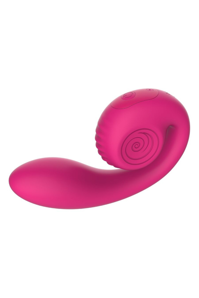 SNAIL VIBE - VIBRATORE ROSA GIZI LITE DOPPIO PUNTO G E CLITORIDEO