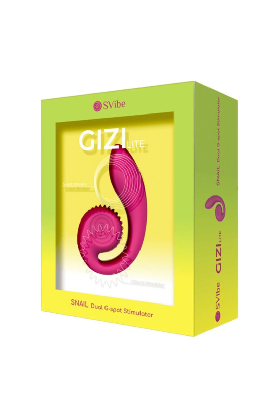 SNAIL VIBE - VIBRATORE ROSA GIZI LITE DOPPIO PUNTO G E CLITORIDEO