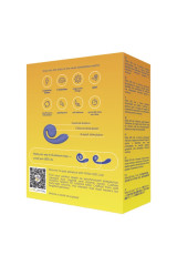 SNAIL VIBE - VIBRATORE VIOLA GIZI LITE DOPPIO PUNTO G E CLITORIDEO