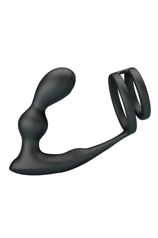 MR PLAY - PLUG ANALE VIBRANTE CON ANELLO PER PENE E TELECOMANDO