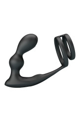 MR PLAY - PLUG ANALE VIBRANTE CON ANELLO PER PENE E TELECOMANDO