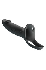 PRETTY LOVE - LANDON NERO VIBRANTE STRAP-ON