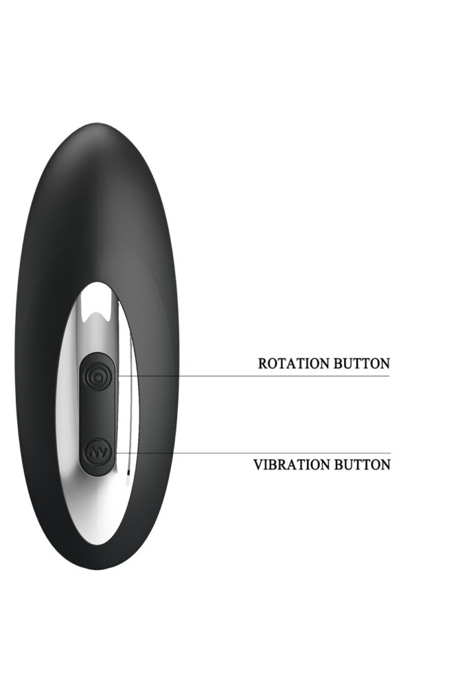 MR PLAY - MASSAGGIATORE PROSTATICO CON ROTAZIONE E VIBRAZIONE