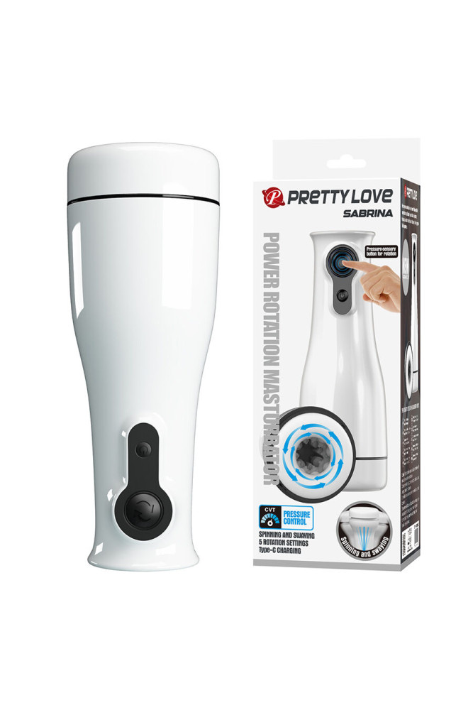 PRETTY LOVE - SABRINA MASTURBATORE MASCHILE ROTANTE E OSCILLANTE