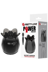 PRETTY LOVE - SECRET GARDEN TESTA DA MASSAGGIO NERA
