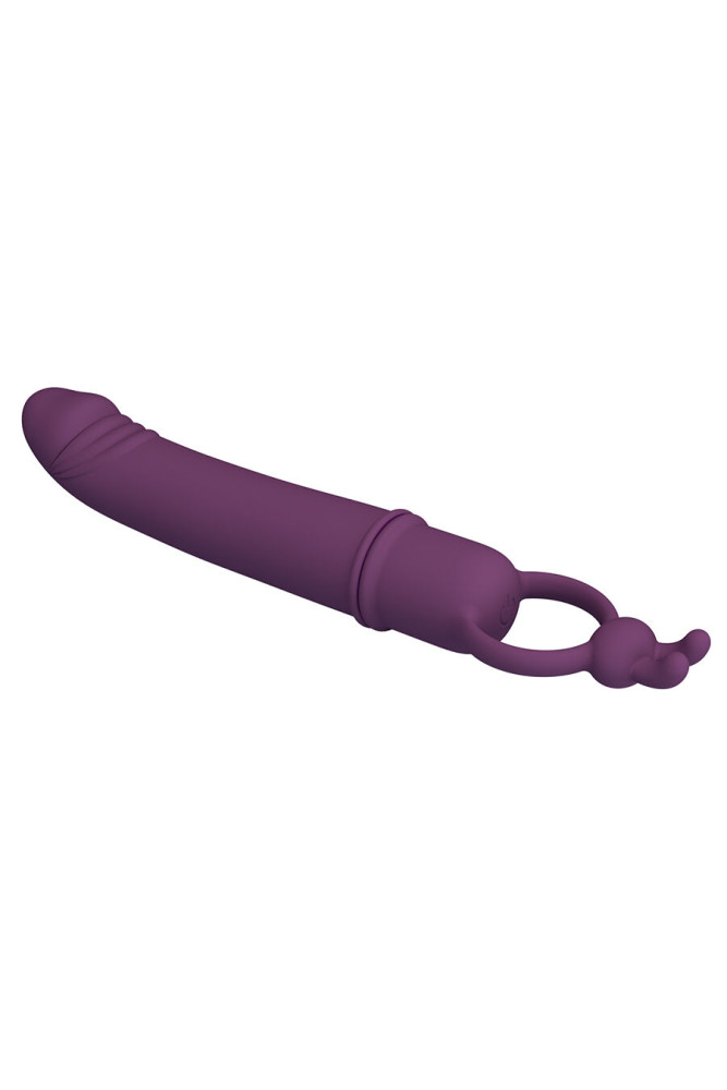 PRETTY LOVE - CORA VIBRATORE A FORMA DI PENE CON ANELLO DI RESISTENZA