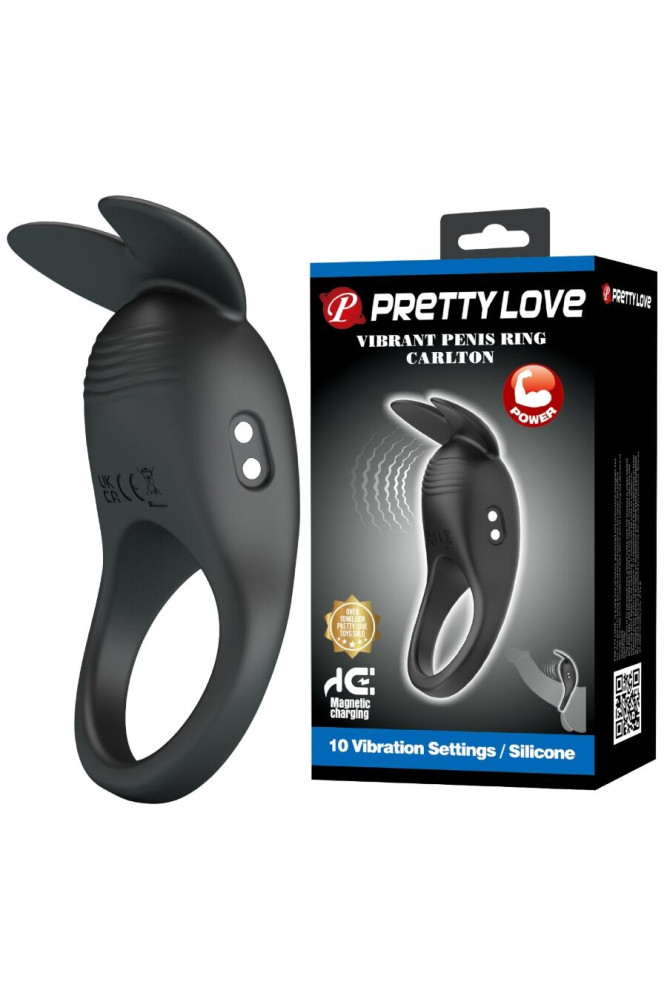 PRETTY LOVE - CARLTON ANELLO PER PENE CON STIMOLATORE CLITORIDEO