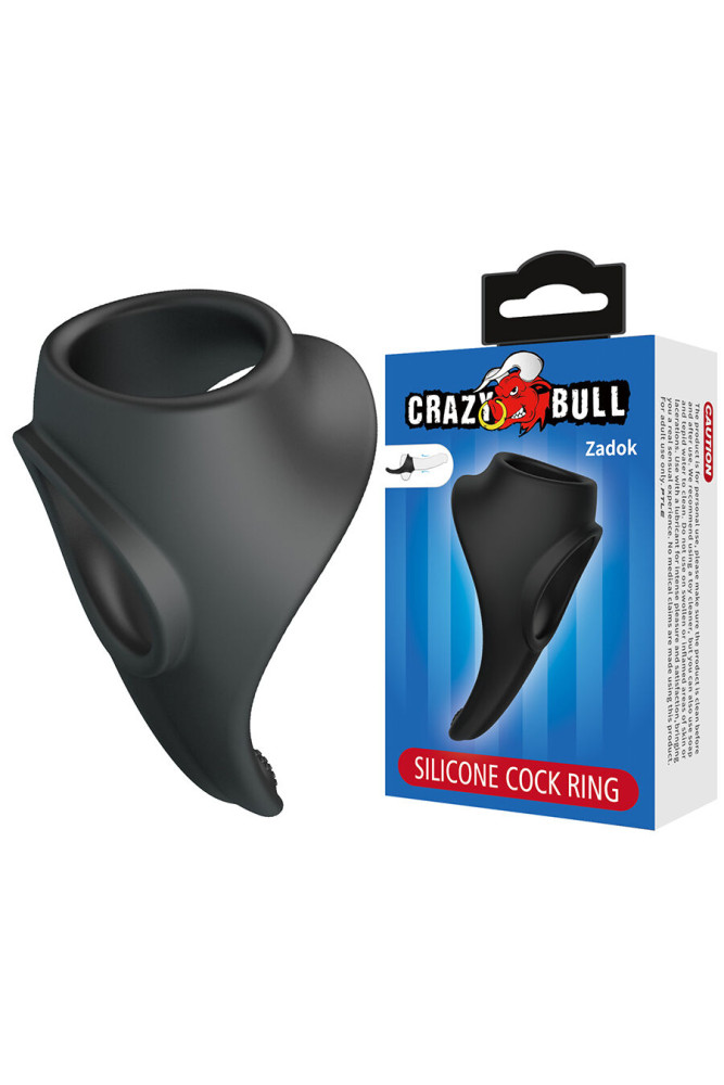 CRAZY BULL - ZADOK ANELLO ERGONOMICO CON STIMOLATORE PERINEALE