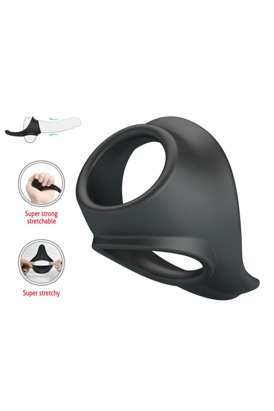 CRAZY BULL - ZADOK ANELLO ERGONOMICO CON STIMOLATORE PERINEALE