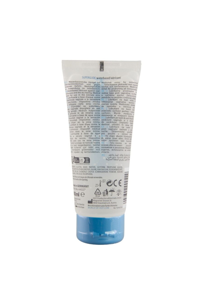 HOT - SUPERGLIDE LIQUID PLEASURE LUBRIFICANTE A BASE D'ACQUA 100 ML