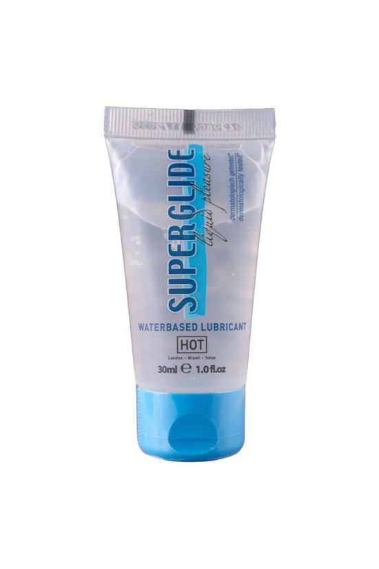 HOT - SUPERGLIDE LIQUID PLEASURE LUBRIFICANTE A BASE D'ACQUA 30 ML