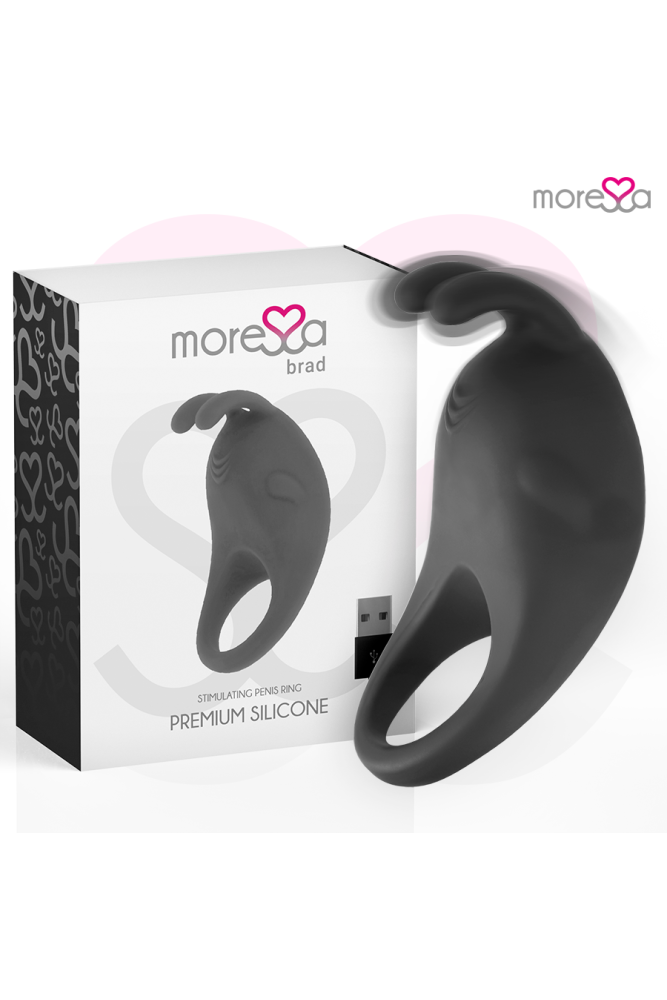 MORESSA - BRAD PREMIUM SILICONE RICARICABILE NERO