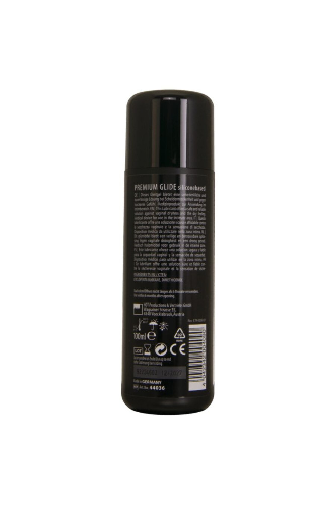 HOT - LUBRIFICANTE A BASE DI SILICONE PREMIUM SILICONE GLIDE 100 ML
