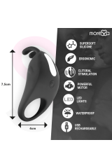 MORESSA - BRAD PREMIUM SILICONE RICARICABILE NERO