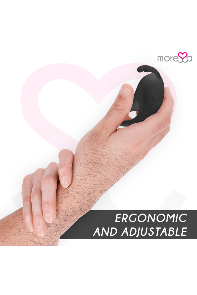 MORESSA - BRAD PREMIUM SILICONE RICARICABILE NERO