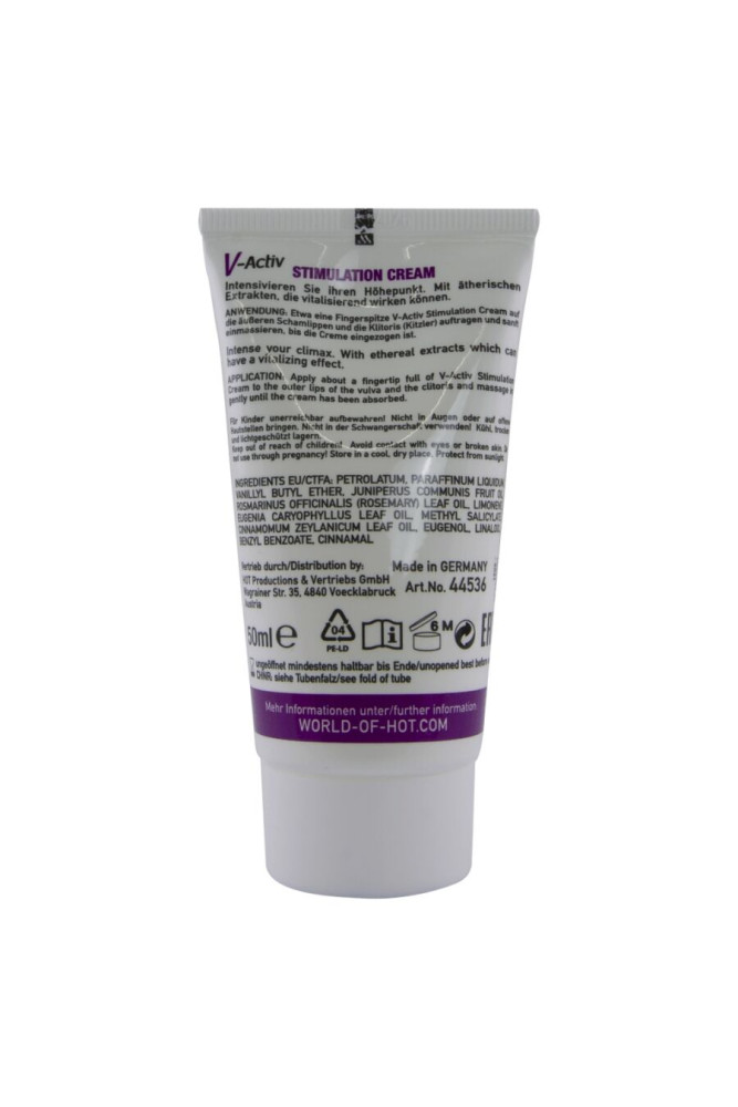 HOT - V-ACTIV CREMA STIMOLANTE DONNA 50 ML