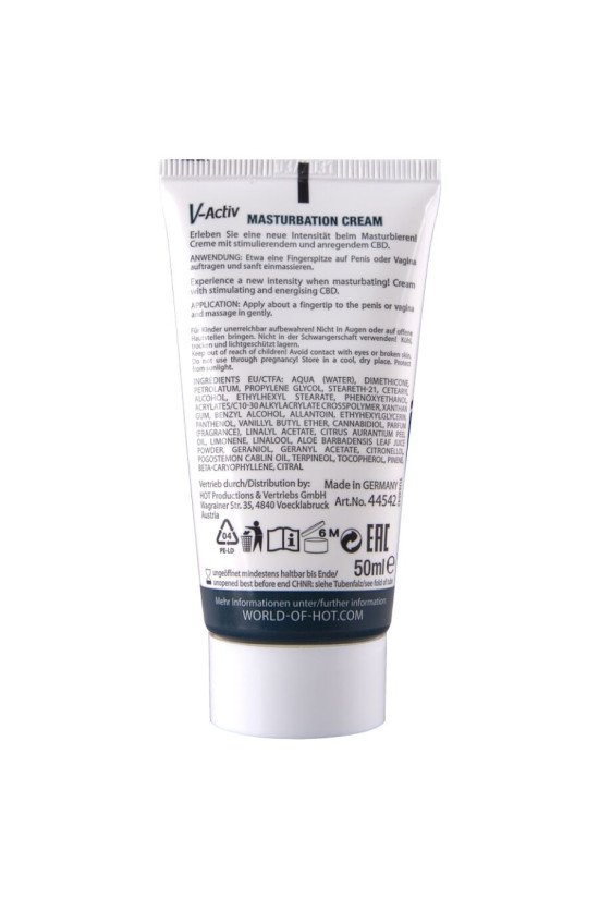 HOT - CREMA PER LA MASTURBAZIONE CON CBD - UNISEX 100ML