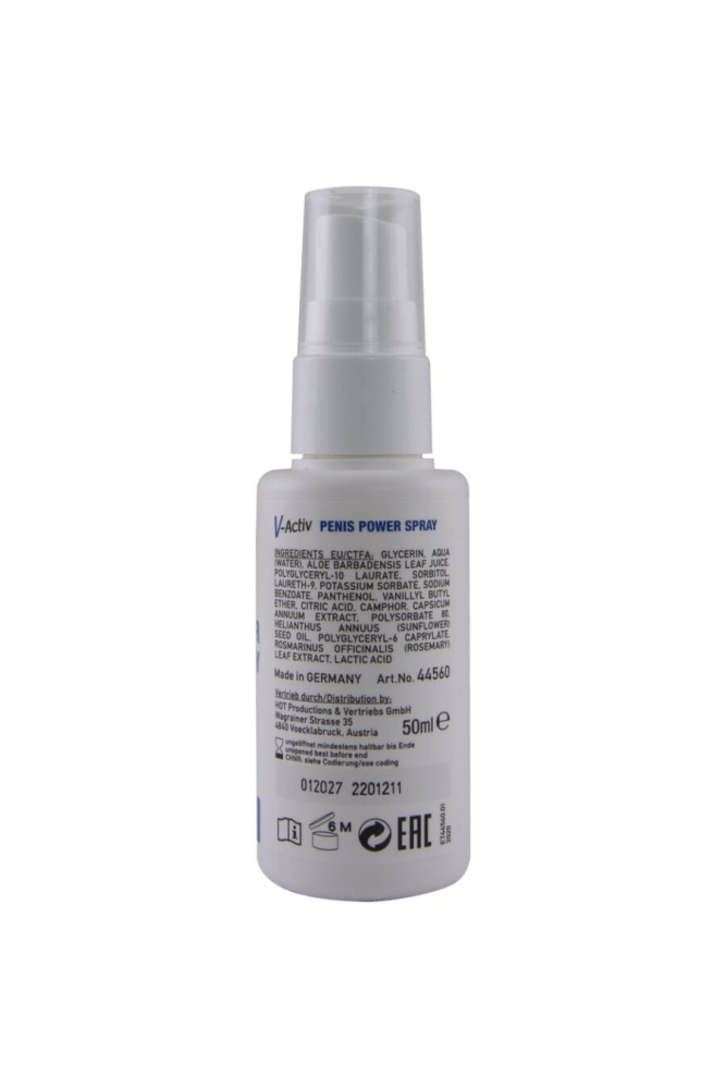 HOT - V-ACTIV PENIS POWER SPRAY PER UOMO 50 ML
