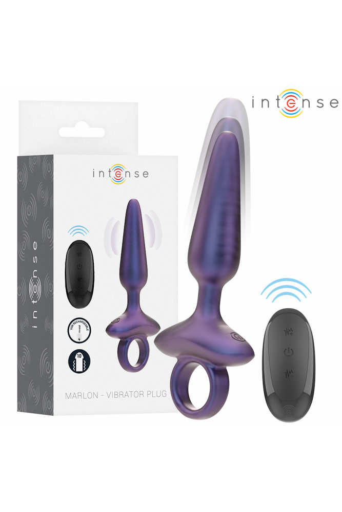 INTENSE - MARLON VIBRANTE ANAL PLUG MODELLO 4 TELECOMANDO