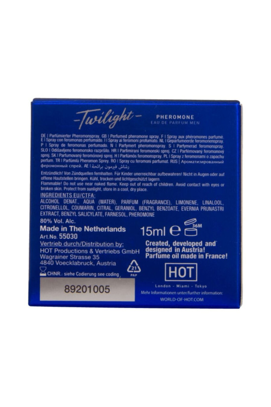 HOT - TWILIGHT PHEROMONE PARFUM UOMO 15 ML