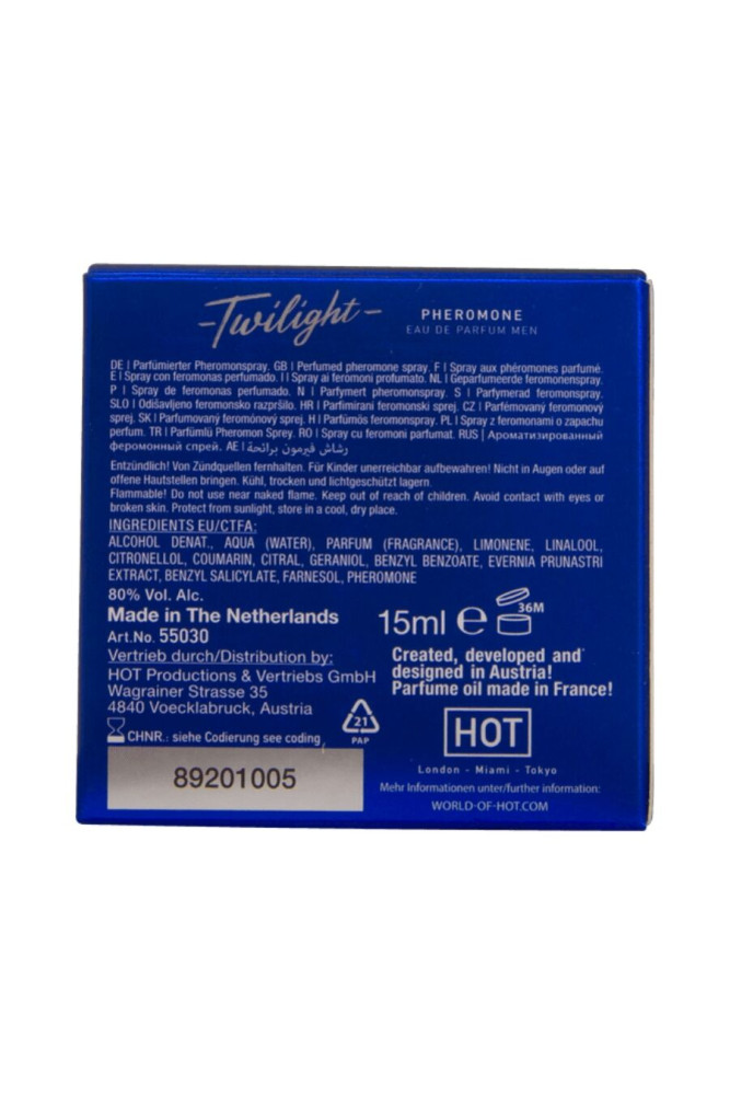 HOT - TWILIGHT PHEROMONE PARFUM UOMO 15 ML