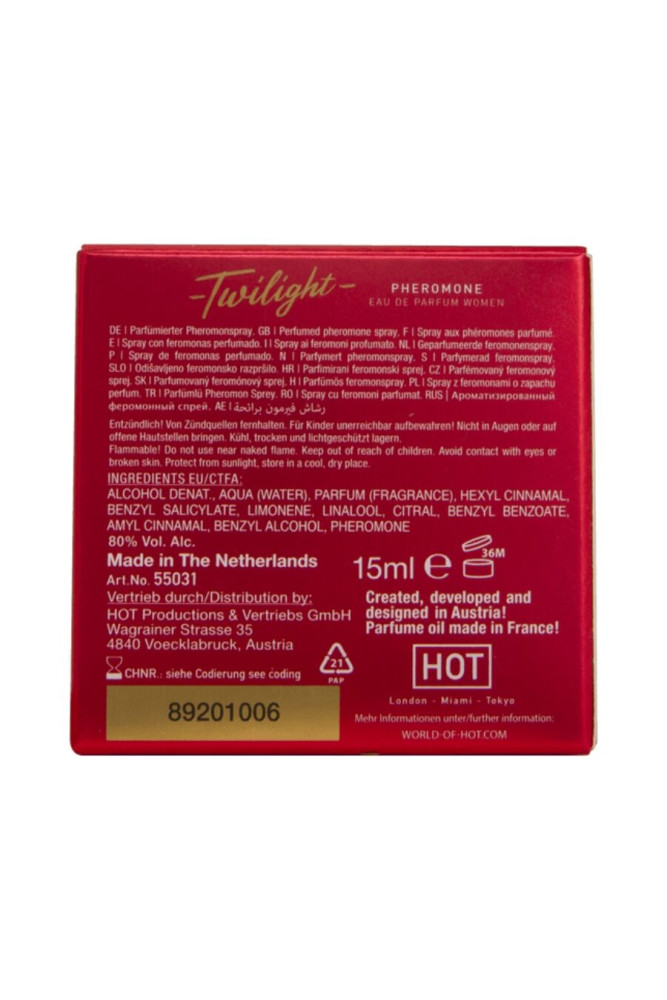 HOT - TWILIGHT PHEROMONE PARFUM DONNA 15 ML