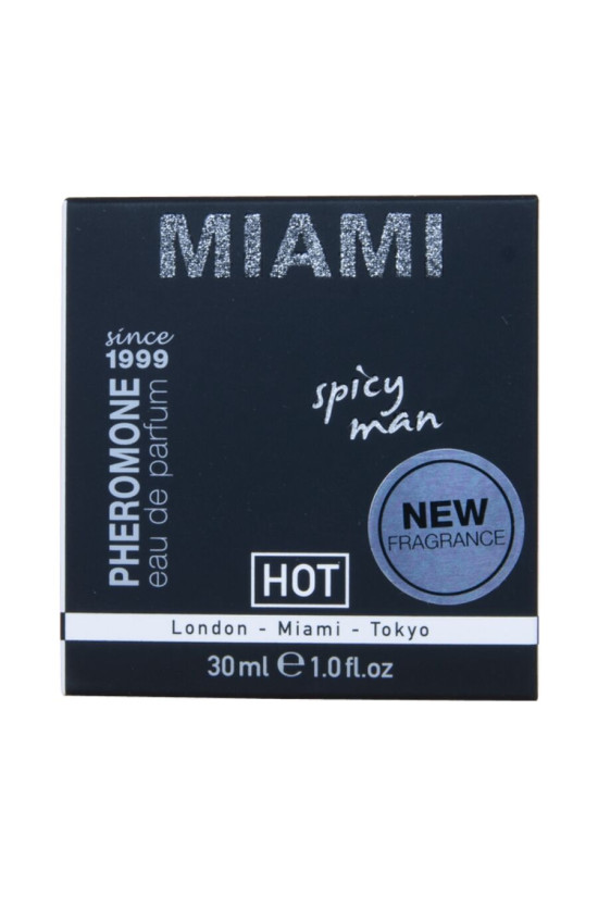 HOT - PROFUMO AI FEROMONI MIAMI SPICY MAN 30 ML