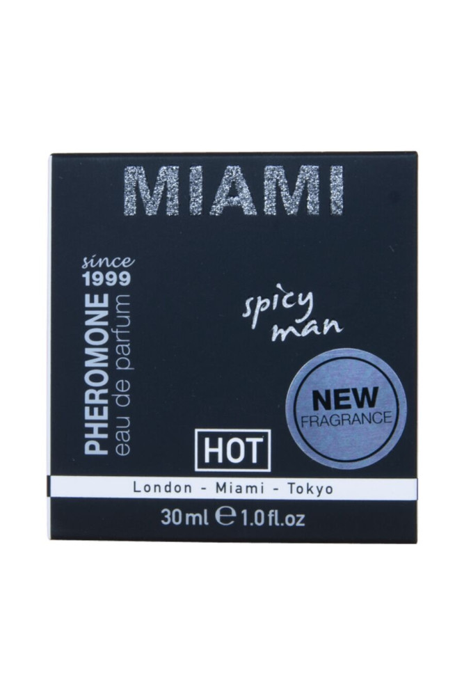 HOT - PROFUMO AI FEROMONI MIAMI SPICY MAN 30 ML