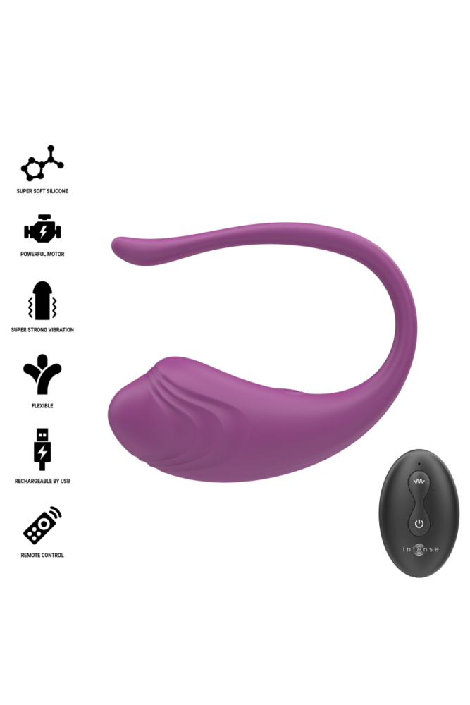INTENSE - OLIVIA PURPLE UOVO VIBRANTE CON TELECOMANDO
