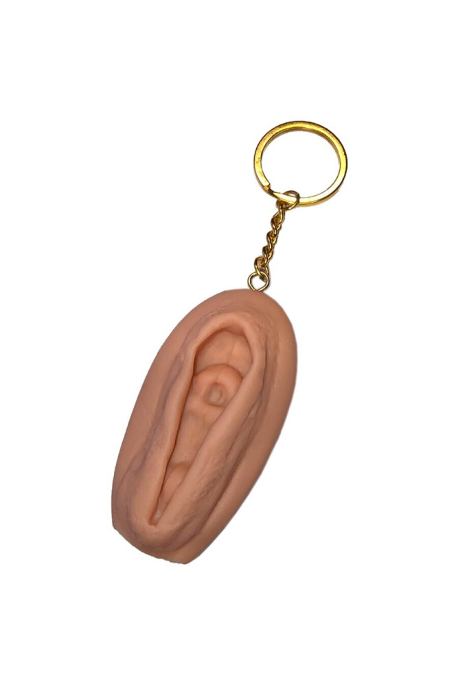 DIABLO PICANTE - PORTACHIAVI VAGINA TONO CHIARO