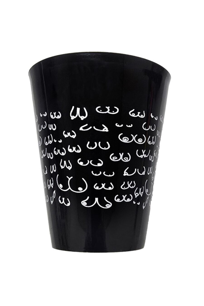 DIABLO PICANTE - TAZZA NERA 500 ML CON SENO BIANCO