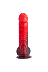 SILEXD - DEVIL DILDO FANTASY SILICONE LIQUIDO TERMOREATTIVO ROSSO NERO 20