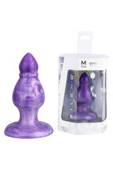 SILEXD - QUEEN ANAL PLUG FANTASY SILICONE LIQUIDO TERMOREATTIVO VIOLA 9