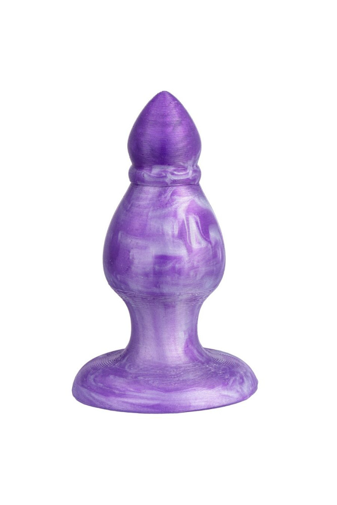 SILEXD - QUEEN ANAL PLUG FANTASY SILICONE LIQUIDO TERMOREATTIVO VIOLA 9