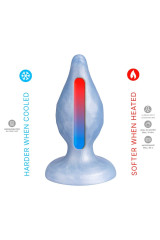 SILEXD - DIAMOND ANAL PLUG FANTASY SILICONE LIQUIDO TERMOREATTIVO BLU PERLA 9