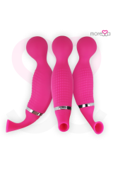 MORESSA - KIRK DUO ASPIRAZIONE + MASSAGGIATORE MULTI-PERFORMANCE IN SILICONE PREMIUM RICARICABILE