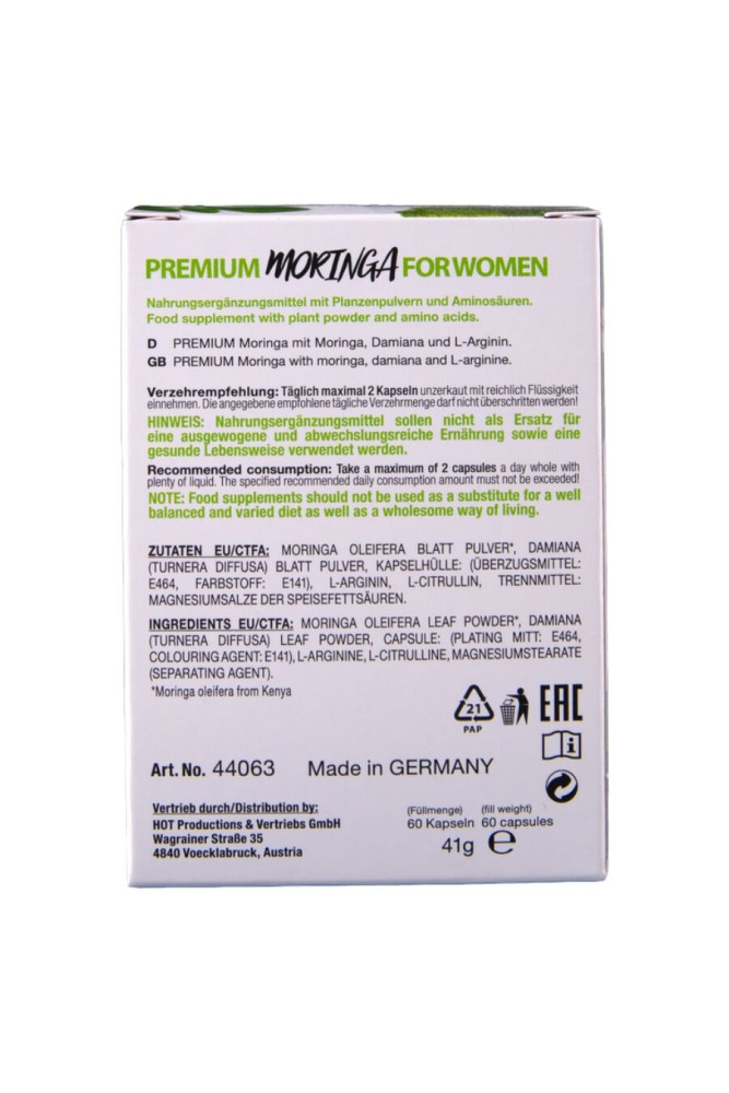 HOT - MORINGA DONNE CAPPELLINI DONNA 60 UNITÀ